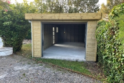 Garage en bois - Système panneaux